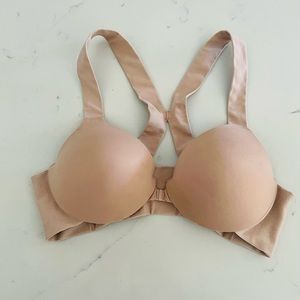 SPANX Front Closure Racerback Nude Bra